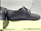Men's TOD’S Leather Lace-Up Oxford Shoes – Made in Italy – Size 9 Blue Gray — photo 5