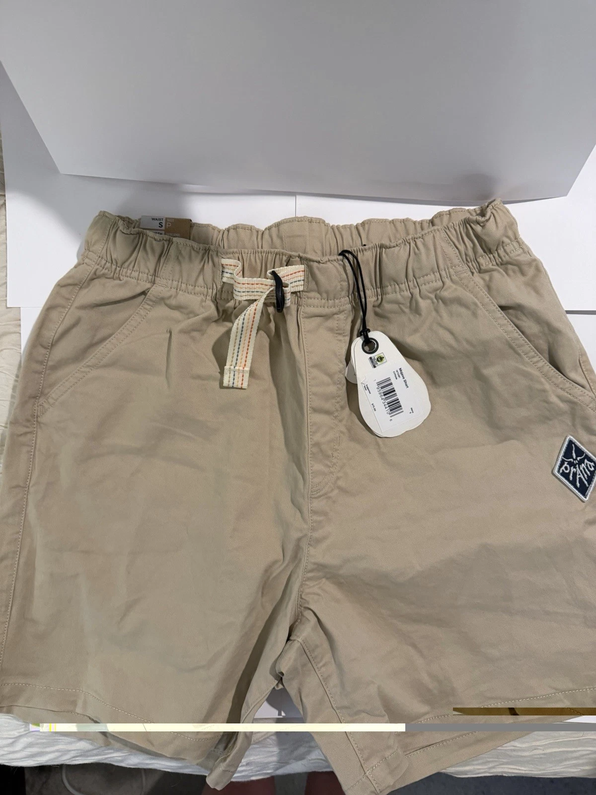 prAna Mojave Shorts Men's Size S 6" Inseam Organic Cotton Stretch Cliffside