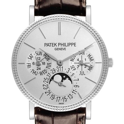 Patek Philippe Grand Complication Perpetual Calendar White Gold Mens Watch 5139