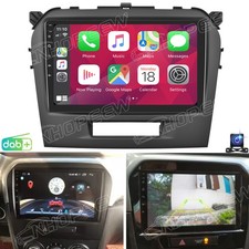 8-Core 4+64GB Android 15 CarPlay Autoradio GPS WiFi Suzuki Vitara 2015-2024 DAB+