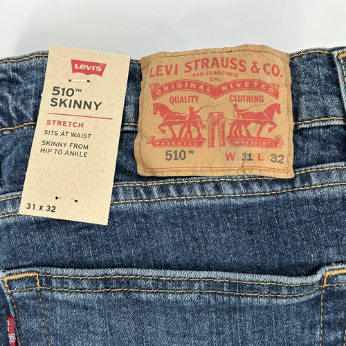 Levi Blue Jeans 510 Skinny Stretch 31 x 32 - Picture 3 of 4
