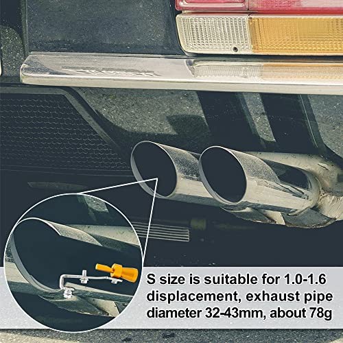 2 Pièces Turbo Sifflet, Sifflet De Silencieux Simulateur Echappement Turbo Tuyau D'échappement Sifflet De Simulateur, Turbo Sound Pour Tuyau Aluminium Universel, Taille L, Argent