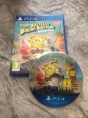SPONGEBOB SCHWAMMKOPF BIKINIHOSE (PS4 SPIEL VOLL FUNKTIONSFÄHIG)