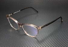 Tom Ford FT5636-B 045 Shiny Lt Brown Clear Lens Plastic 52 mm Women's Eyeglasses