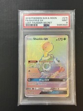 SHUCKLE GX LOST THUNDER 215/214 RAINBOW RARE SECRET ULTRA RARE POKEMON TCG ENG on eBay