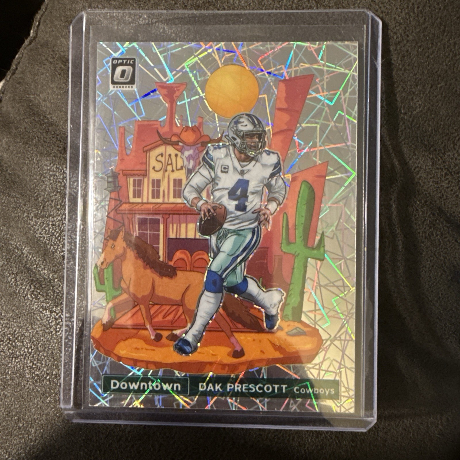 2021 Panini Donruss Optic - Downtown Dak Prescott #DT-5 Dallas Cowboys