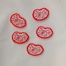 Android: Netrunner LCG Acrylic Brain Damage Tokens, Rare FFG Promo, OP