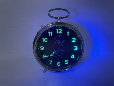 Vintage Linden Wind Up Alarm Clock Black Forest Germany READ