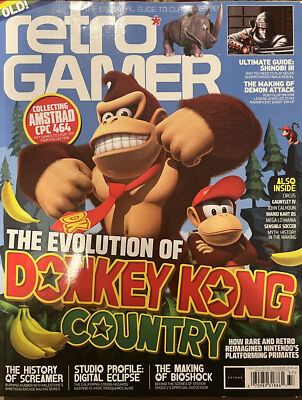 EVOLUTION OF DONKEY KONG COUNTRY RETRO GAMER MAGAZINE ISSUE #237 UK 2022