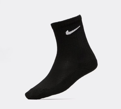 NEU Nike Kinder schwarz Crew Baumwollsocken Kinder Junior - 3 Paar