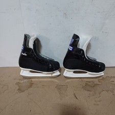 CCM Rapide 101 Black Hockey Ice Skates Boys Girls Size 12 youth