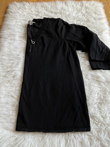 Avenue Women’s Size 14/16 Black 3/4 Sleeve Black Sweater FLAWED - Picture 7 of 9