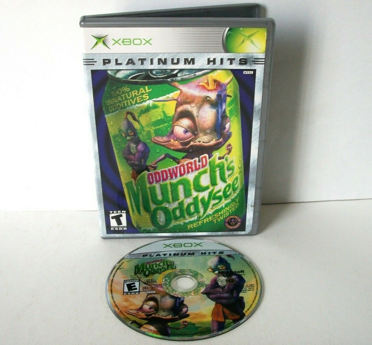 Xbox ソフト Oddworld Munch's Oddysee Xbox Good Disc Game Case Munch Platinum