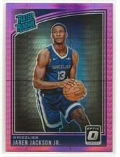 2018-19 OPTIC BASE CARD & PINK HYPER #188 JAREN JACKSON JR. (GRIZZLES)