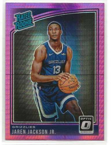 Tarjeta base óptica 2018-19 y rosa Hyper #188 Jaren Jackson Jr. (grizzles) - Imagen 1 de 3