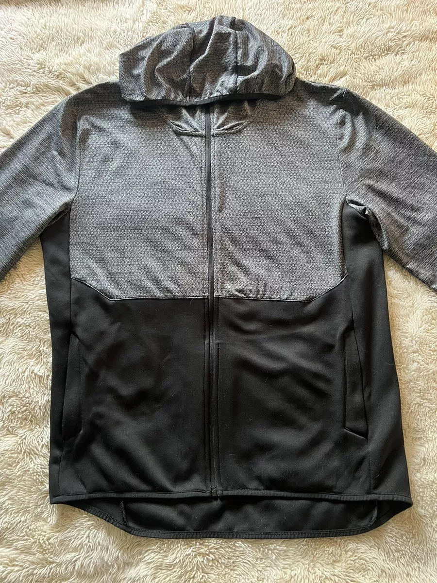 Champion Lightweight Full Zip Running Jacket Hoodie Xl. Black &amp; Gray. | eBay