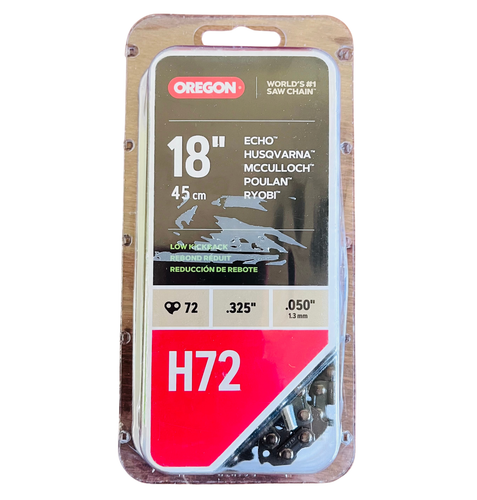 Oregon 18 Zoll H72 Husqvarna / Echo / McCulloch / Poulan / Ryobi Kette (offene Box)