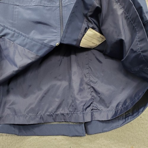 Rothschild Trench Coat Girls M Navy Lined Vented Long Sleeve Collared Full Zip - Picture 5 of 6