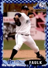 2010 West Michigan Whitecaps Grandstand #5 Kenny Faulk Canton Georgia GA Card