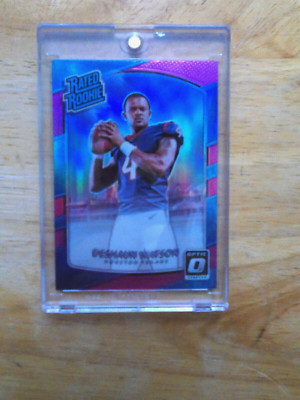 2017 Donruss Optic DESHAUN WATSON Rated Rookie RC #195 Pink HOLO PRIZM ONE TOUCH