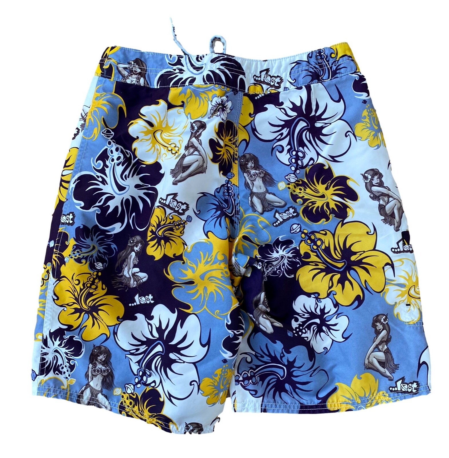 Lost Enterprises Pinup Girls Mens Board Shorts Trunks… Gem