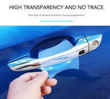 5pcsset Transparent Car Handle Protective Film Car Door Stickers On Car