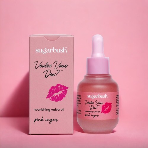 Sugarbush Voulez Vous Dew Vulva Oil Pink Sugar Skin Renewal Feminine NIB
