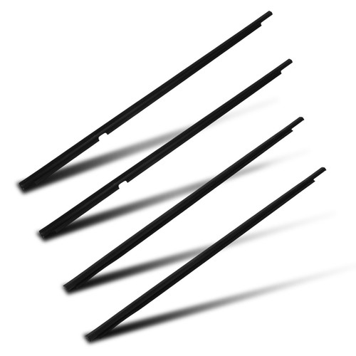For 2003-08 Toyota For Corolla 4Pc Weather Strips Window Moulding Trim Seal Belt - Picture 2 of 5
