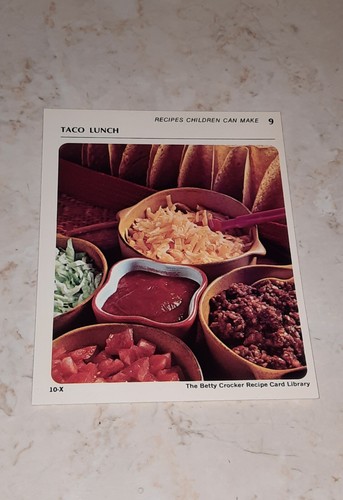 The Betty Crocker Recipe Card Library REPLACEMENT CARD RECIPES CHILDREN CAN MAKE - Picture 10 of 10