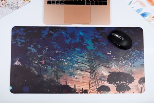 Large Keyboard Mouse Mat Pad Computer Desk Laptop PC Office Home Anime Night