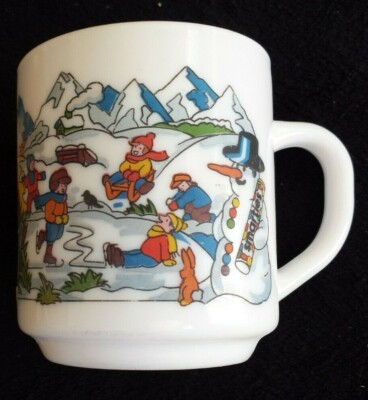 Arcopal Smarties Sommersport Wintersport 1x  Becher  Sammelbecher Sammler 