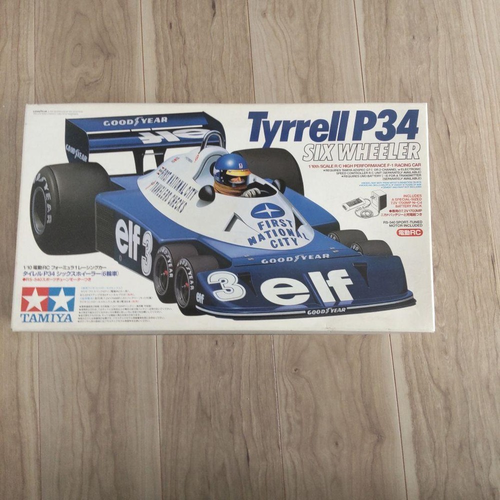 1/10 Electric Rc Formula 1 Racing Car Tyrell 6 Wheel Vehicle