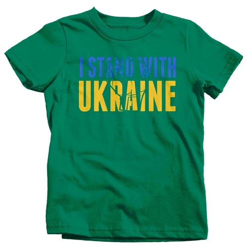 Kids Ukraine Shirt Ukrainian Fist Support T Shirt Stand With Ukraine Flag Anti W - Picture 15 of 21