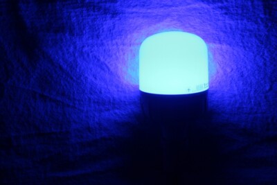 Chicken Lamp Dimmable ES27 15 Watt Blue IP67 Flicker Free