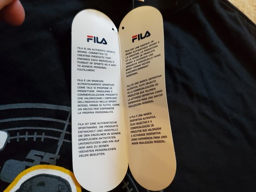 FILA RACING NWT Ducati Corse MEDIUM T Shirt BLACK Made In USA VINTAGE Excellent - Picture 5 of 5