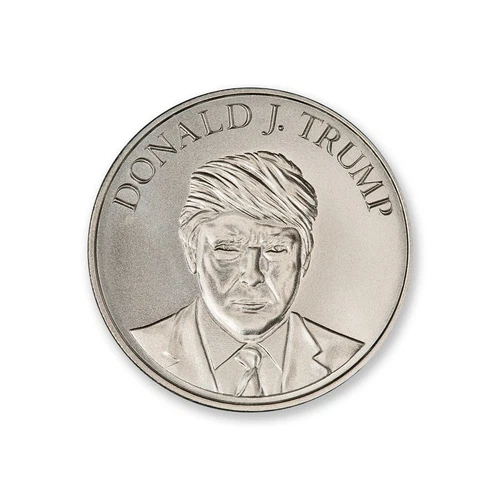 DONALD J. TRUMP - PRESIDENTIAL Save America 1 oz .999 Fine Silver Round IN STOCK