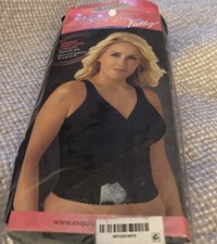 Exquisite Fully Form Bra - 44D - Original Front Close Posture Bra Black NIP