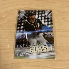 2020 Topps Chrome Jesus Luzardo Freshman Flash RC Baseball Card