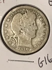 1910 Barber Quarter G+