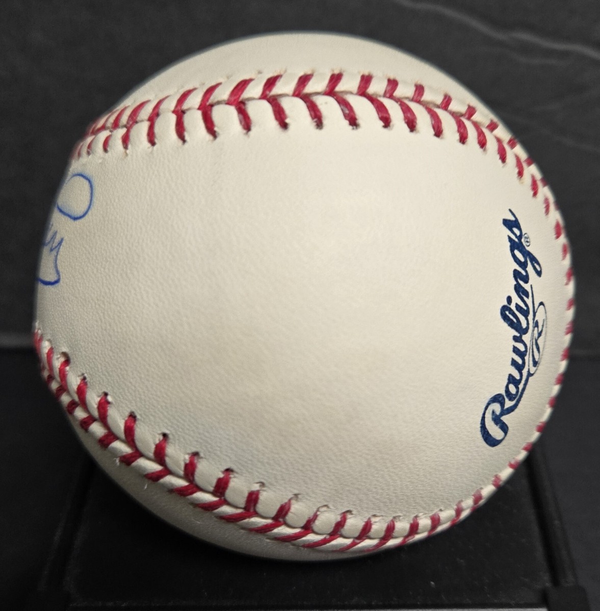 Jim Perry autographed baseball (ROMLB Twins Indians pitcher legend