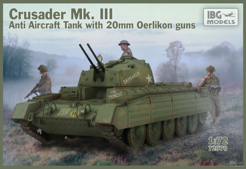 ＭＩ IBG 72070 Crusader Mk. III Anti Aircraft Tank with 20mm