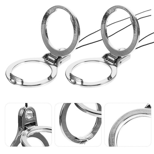 4 Pcs Mobile Phone Lanyard Finger Buckle Cell Ring Holder Cellphone