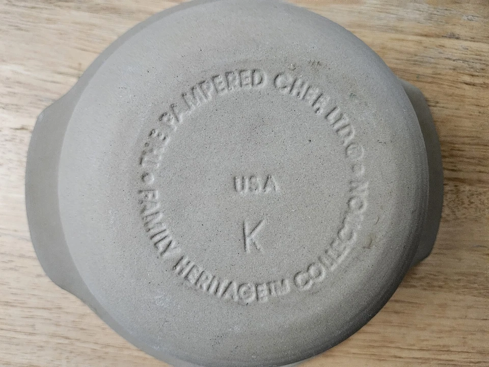 Pampered Chef Family Heritage Collection Stoneware Baking Bowl K - Image 2 of 4