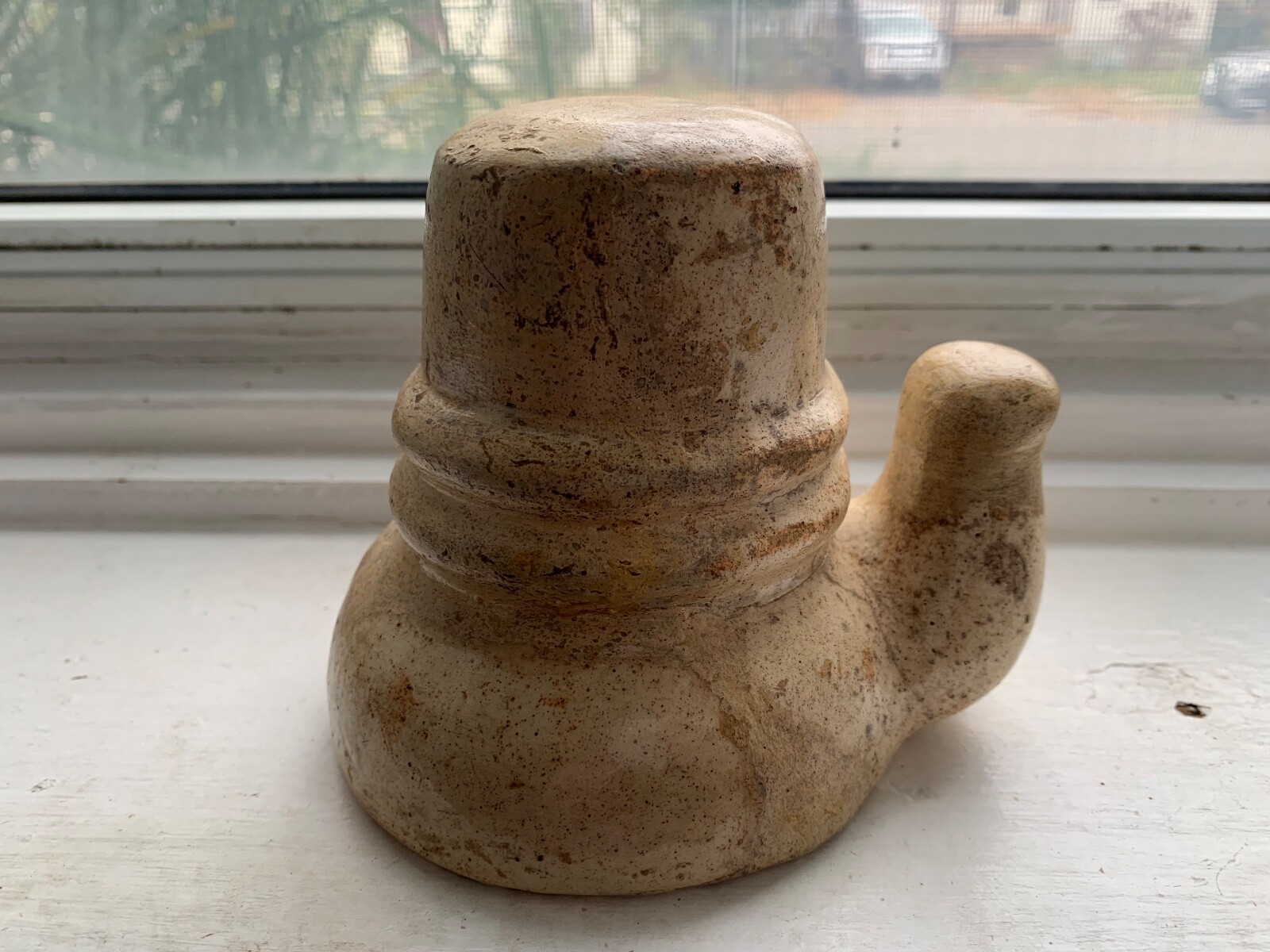 U990 Threadless 'Confederate Teapot' Insulator Repaired eBay