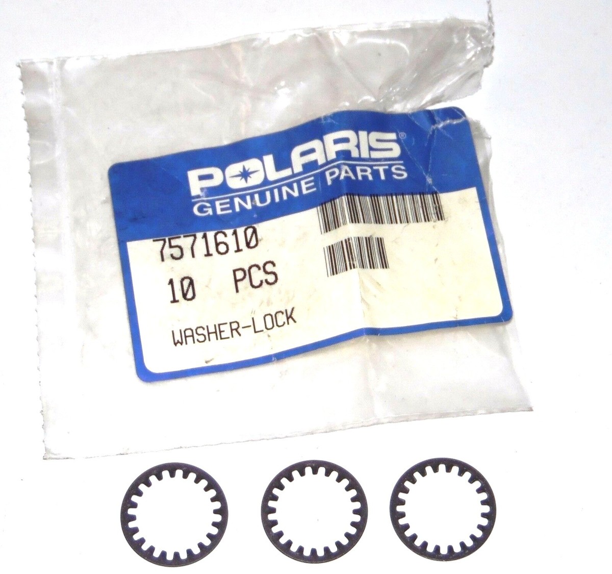 POLARIS OEM LOCK WASHER FOR IGNITION NUTS QTY 3 LOT OF THREE