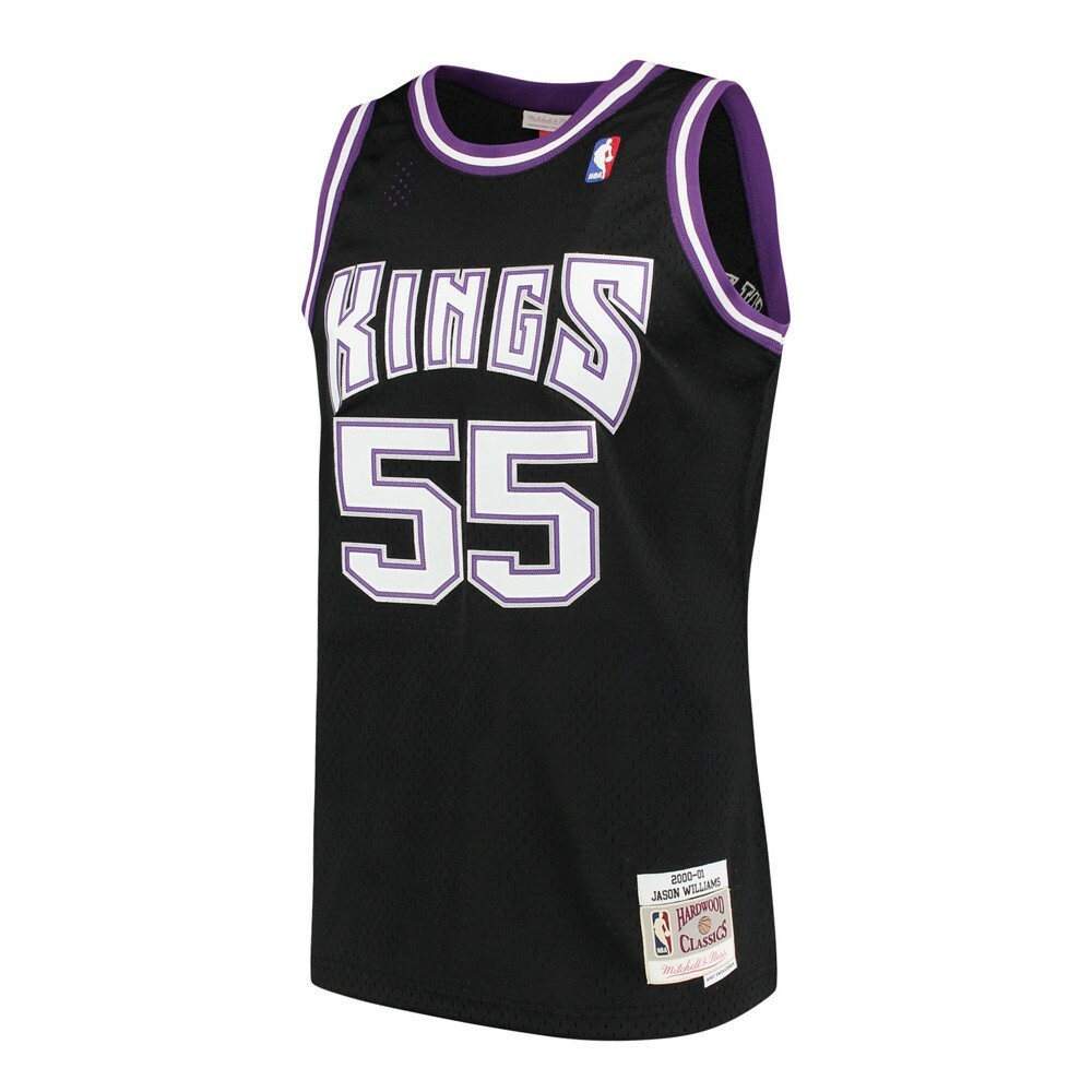 ウェア NBA SWINGMAN ROAD SHORTS KINGS 00-01 Men's Sacramento Kings Mitchell & Ness Black 2000-01