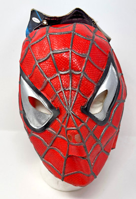 Vintage Cesar SPIDERMAN VINYL MASK ADULT New with Tags 2002 | eBay