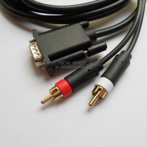 VGA High Definition Cable RCA Sound Adapter PAL NTSC for SEGA Dreamcast A205 - Picture 2 of 5