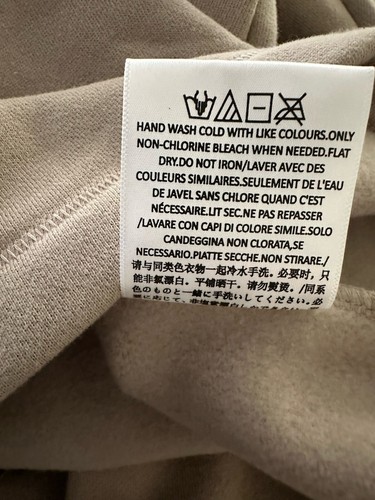 Fear of God Essentials Relaxed Crewneck Smoke Sweatshirt Size XXS - Picture 7 of 8