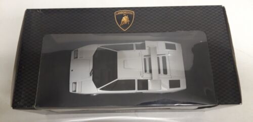 1/18 LAMBORGHINI Countach LP400 With Roof Wing - white - Kyosho - Foto 7 di 7